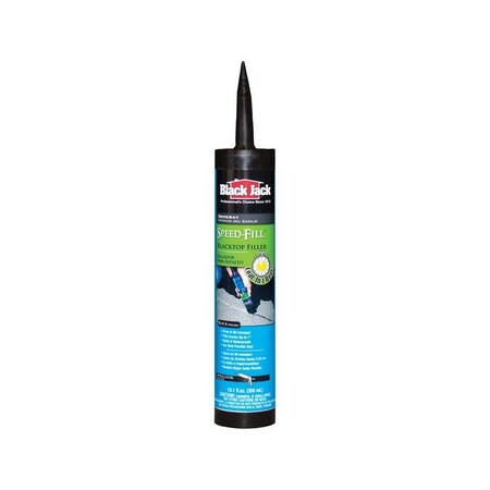 Black Jack Speed-Fill Gloss Black Polymer Rubberized Asphalt Crack Filler 10.1 oz 6439-9-66